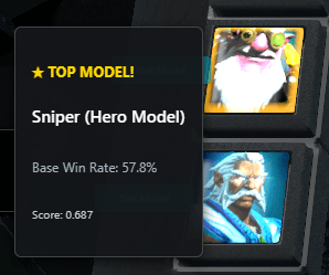 Model Suggestion Screenshot