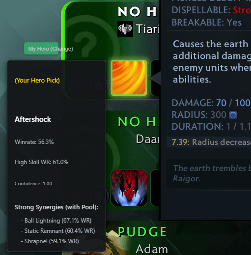 My Hero Context Screenshot