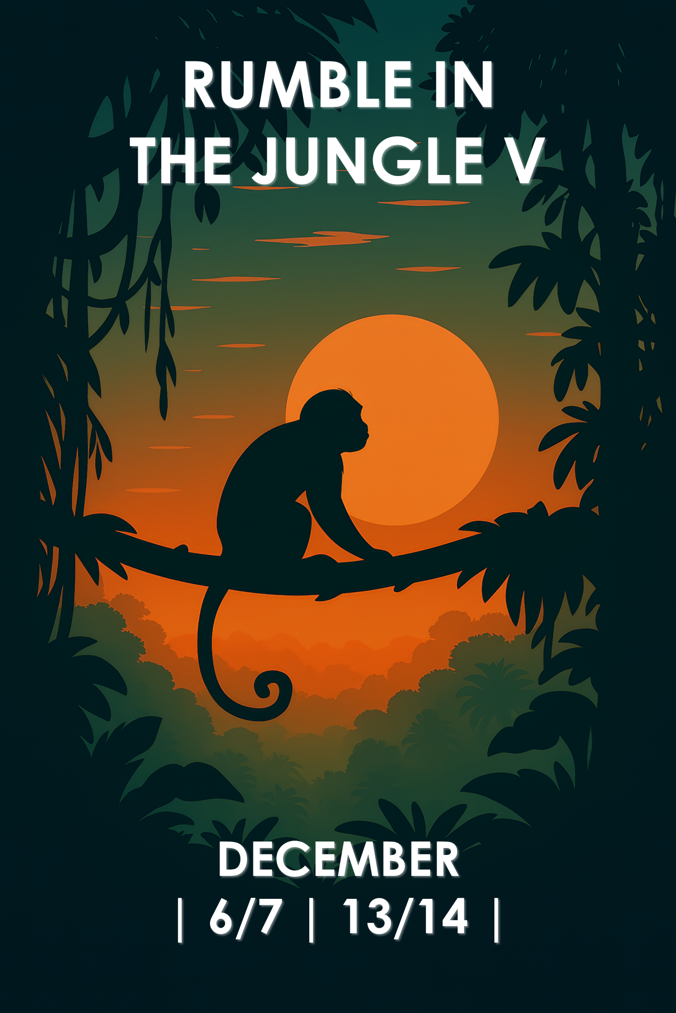 Rumble in the Jungle V Tournament Poster